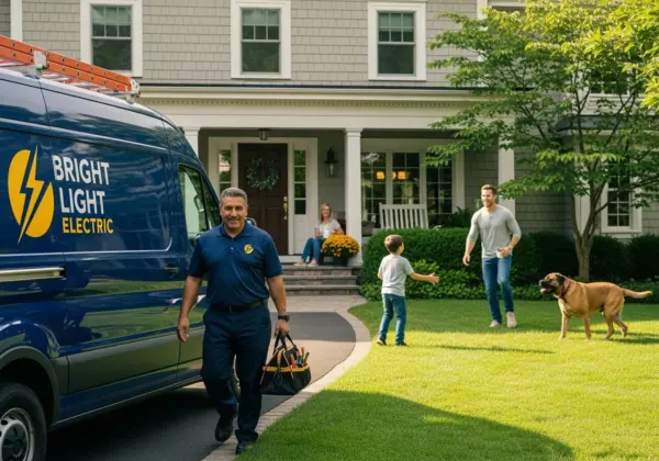 Electrician by work van - qFido